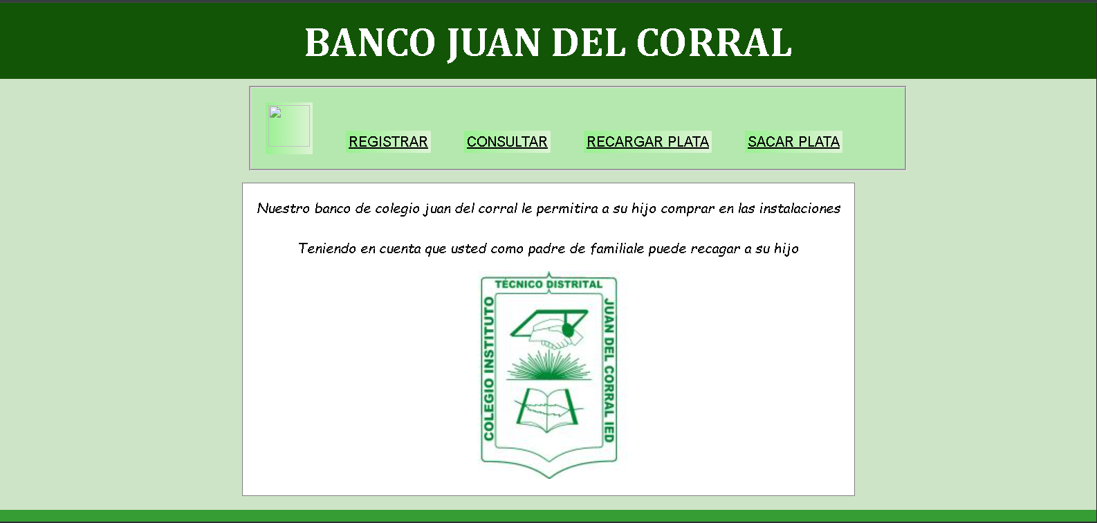 Proyecto Banco Estudiantil